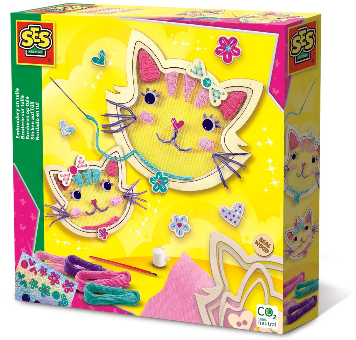 kat patroon borduurset - Kado in Huis
