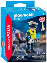 Playmobil Politieman - Flitscontrole Speelset 70305 Special Plus