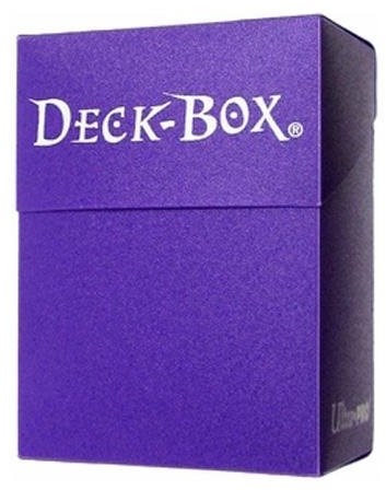 Ultra Pro deckbox paarse speelkaartenbox stevig en veilig
