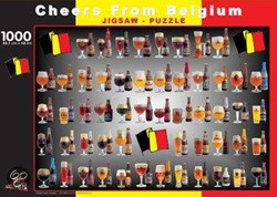 Puzzelman Cheers from Belgium - Belgische Bieren (1000)