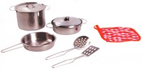 Home en Keuken Home+kitchen stalen pannenset 27490-2