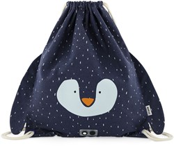 Trixie turnzak gymtas Mr. Penguin - waterafstotend - blauw - kinderen