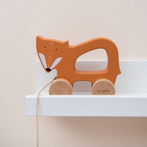 Trixie houten trekspeeltje Mr. Fox - FSC houten speelgoed oranje-2