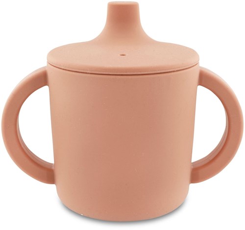 Trixie siliconen tuitbeker roze Mrs. Cat - antilek drinkbeker baby-2