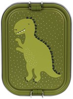 Trixie lunchbox groot - RVS brooddoos voor kinderen - Mr. Dino - Groen-3