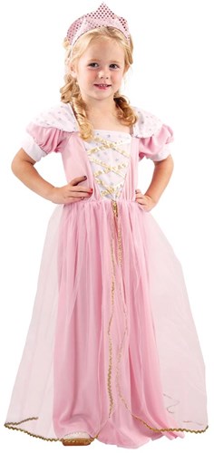 Boland prinsessenjurk kostuum roze 3-4 jaar - verkleedkleding prinses
