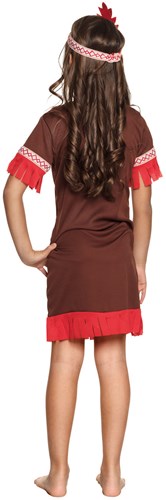 Boland kinderkostuum indiaan verkleedjurk 7-9 jaar polyester-2