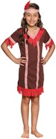 Boland kinderkostuum indiaan verkleedjurk 7-9 jaar polyester
