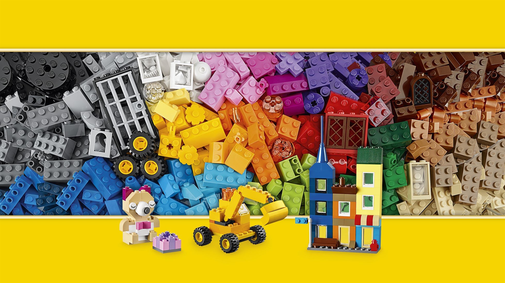 Afscheiden ijzer credit LEGO Classic Creatieve grote opbergdoos - 10698