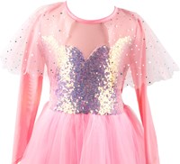 Great Pretenders prinsessenjurk roze elegant verkleedjurk 7-8 jaar-2