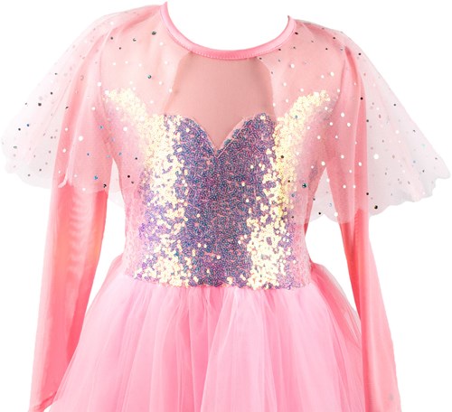 Great Pretenders prinsessenjurk roze elegant verkleedjurk 7-8 jaar-2