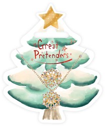 Great Pretenders sneeuwvlok sieradenset ketting en ring voor kinderen