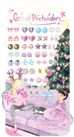 Great Pretenders plakoorbellen kindersieraad 30 stuks multi kleuren