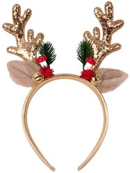 Great Pretenders haaraccessoire Holiday Rudolph haarband goud voor kinderen