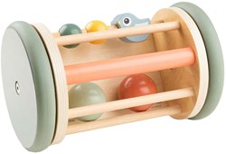 Done by Deer houten speelgoed rollende spiegel voor baby's en peuters
