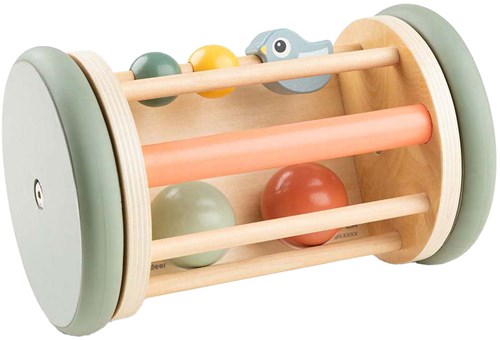 Done by Deer houten speelgoed rollende spiegel voor baby's en peuters