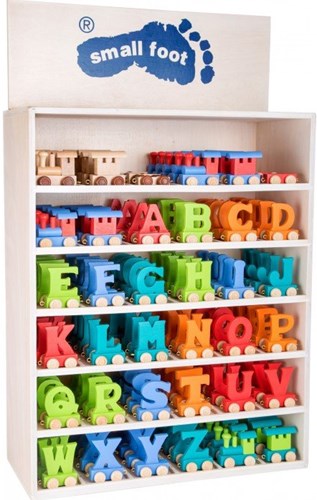 Small Foot houten lettertrein groen - E - speelgoed letter voor kinderen-3