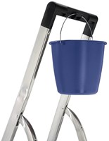 Hailo huishoudtrap aluminium 4 treden - stevige antislip ladder-3