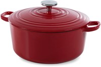 BK braadpan gietijzer 28 cm Chili Red - ovenbestendig - inductie-2