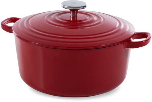 BK braadpan gietijzer 28 cm Chili Red - ovenbestendig - inductie-2