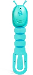 Mondikaarten leeslamp boekenlegger Bookworm LED turquoise flexibel