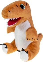 Lumo Stars knuffel dino T-Rex baby 15cm - pluche dinosaurus speelgoed