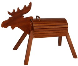 Goki houten tuinspeelgoed eland Elo - zit hoogte 80 cm - weerbestendig
