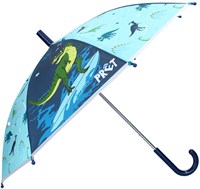 Vadobag kinderparaplu blauw met dino's - vrolijke regenboog paraplu-2
