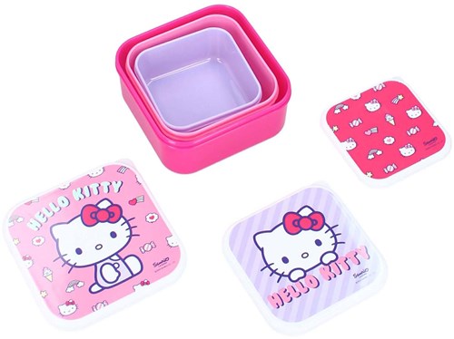 Vadobag Hello Kitty lunchbox 3-in-1 snackbox set voor kinderen-2