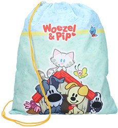 Vadobag gymtas Woezel & Pip plezier en magie blauw kindertas
