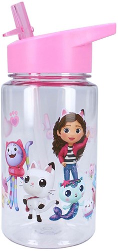 Vadobag drinkfles Gabby's Poppenhuis met rietje 450ml voor kinderen