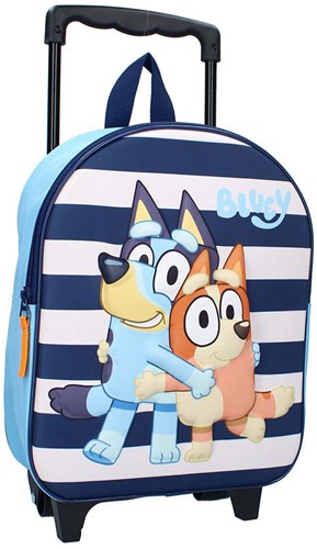 Vadobag Bluey trolley rugzak - 3D Oh Happy Days schooltas