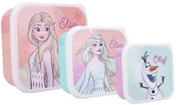 Vadobag Frozen broodtrommel snackbox 3-in-1 voor kinderen - lunchbox
