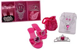 Johntoy prinsessen speelset roze verkleedset in doos voor kinderen