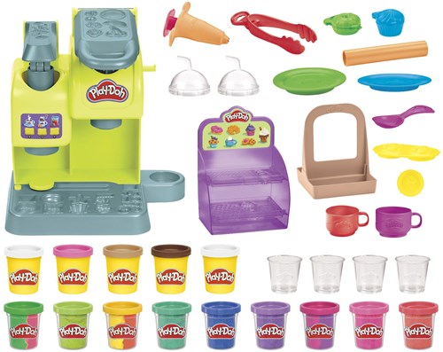 Hasbro Play-Doh regenboog shimmer cafe speelset - creatief speelgoed-2