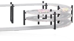 Carrera 3D steunen racebaan uitbreidingsset zwart - racebaanaccessoire-3