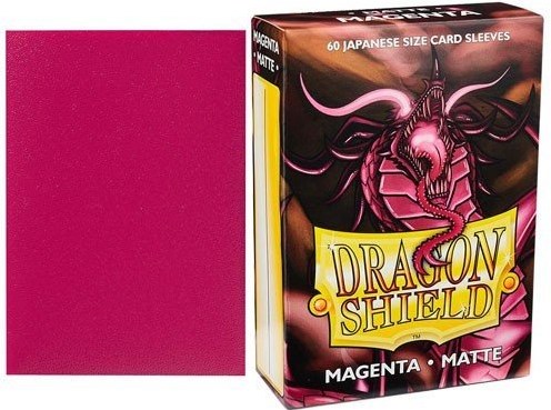 Dragon Shield kaartenhoesjes - Japanse matte magenta 60 stuks kaartenbescherming-3