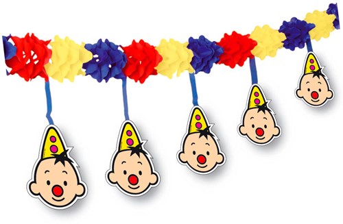 Folat Bumba slinger met onderhanger - feestdecoratie 4 meter-2