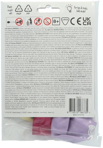 Folat ballonnen unicorns & rainbows latex 33cm 6 stuks verjaardag-3