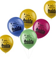 Folat ballonnen Sinterklaas welkom Sint & Piet 6 stuks multi kleur-3