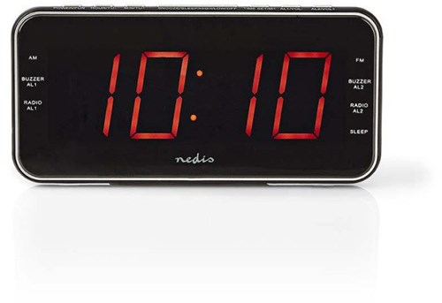 OttoSimon digitale wekkerradio - LED-display - FM/AM radio - Snoozefunctie