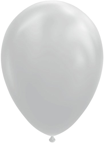 Globos ballonnen cool grijs 30cm 10 stuks - feestdecoratie latex-2