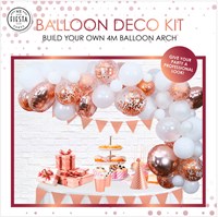 Globos ballonnen boog set - feestdecoratie rose goud latex 400 cm