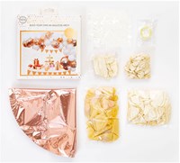 Globos ballonnen boog set - feestdecoratie rose goud latex 400 cm-2