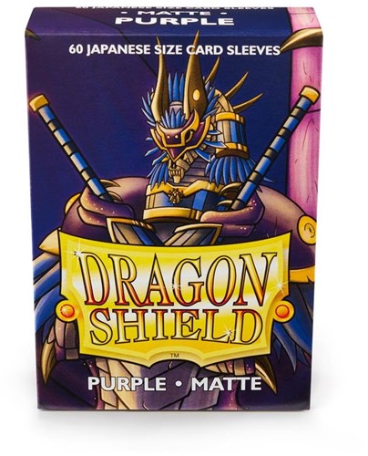 Dragon Shield kaartenhoesjes trading cards paars Japans mat 60 stuks-3