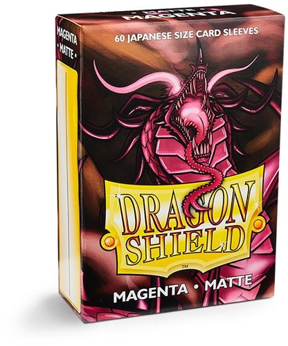 Dragon Shield kaartenhoesjes - Japanse matte magenta 60 stuks kaartenbescherming-2