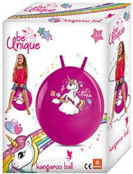 Mondo skippybal eenhoorn springbal 50 cm speelgoed roze