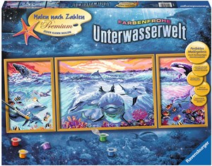 Ravensburger Schilderen Op Nummer Kleurrijke Onderwaterwereld ravensburger kopen in de aanbieding
