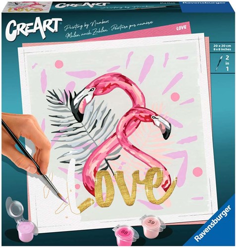 Ravensburger CreArt Love - Schilderen op nummer voor volwassenen