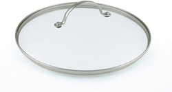 GreenPan glazen deksel universeel 20 cm - transparant - RVS - energiezuinig